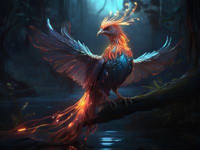 The phoenix is a Chinese Lucky Animal.
