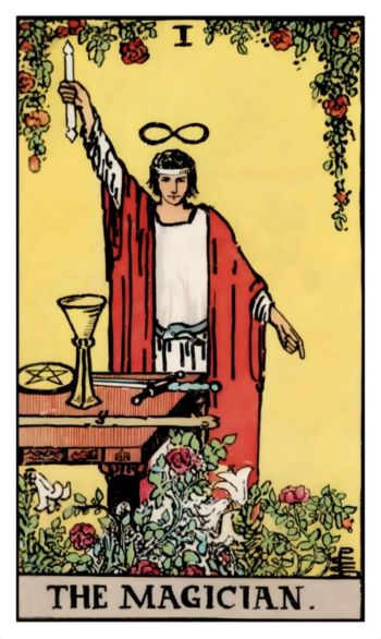 I -The Magician (tarot card).