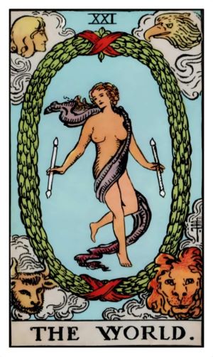 The World (tarot card).