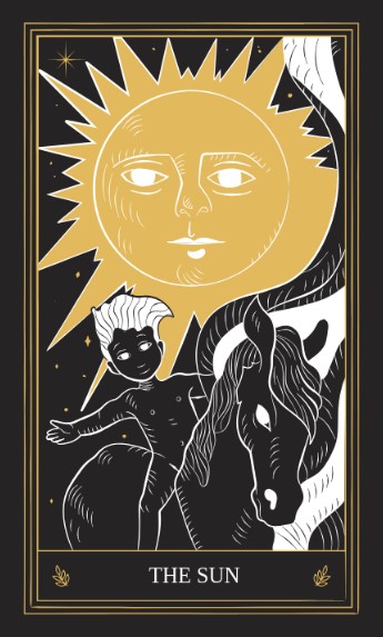 The Sun tarot Yes or No meaning in an upright position