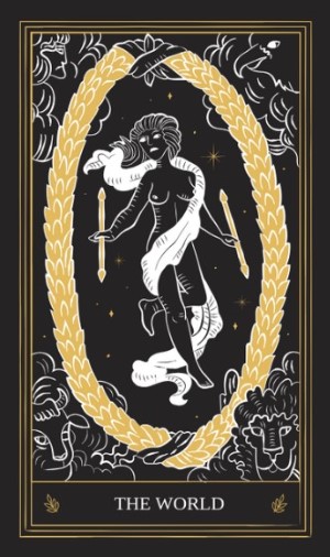 The World tarot Yes or No meaning in an upright position